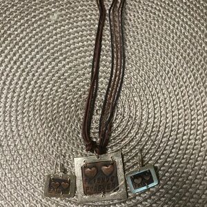 Friends Forever Necklace and Earring Set
